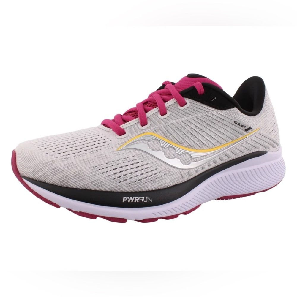 Saucony Women's Athletic Shoes - Pink, White, and Yellow